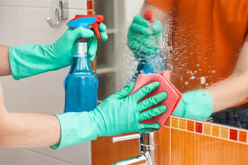 Professional oven cleaning service in a Belgravia kitchen