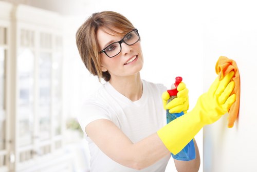 Professional hard floor cleaning in a Belgravia interior