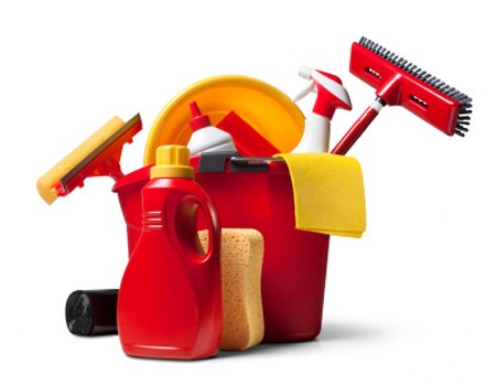 Move-out cleaning preparation in a Belgravia apartment